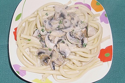 Makkaroni in Champignon - K&auml;se - So&szlig;e 2