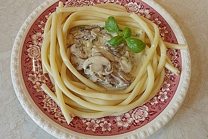 Makkaroni in Champignon - K&auml;se - So&szlig;e 4
