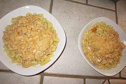 Makkaroni in Champignon - K&auml;se - So&szlig;e 12