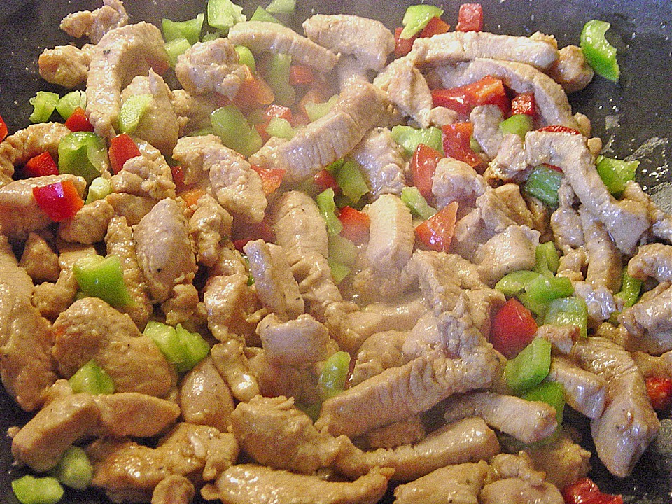 Chinesische Pfanne mit Gemüse und Fleisch (Rezept mit Bild) | Chefkoch.de