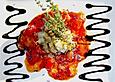 Kalbsfilet auf Tomatenconfit mit Limonen - Basilikum Nudeln