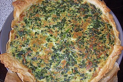 Lauchtorte mit Bl&auml;tterteig 2