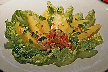 Mango - Krebsfleisch - Salat