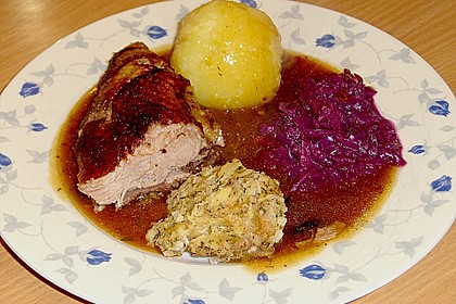 Ente nach der Niedrigtemperatur - Methode