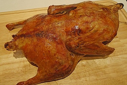 Ente nach der Niedrigtemperatur - Methode 1