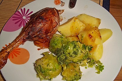 Ente nach der Niedrigtemperatur - Methode 2