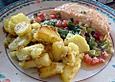 Lachsfilet Indian Style