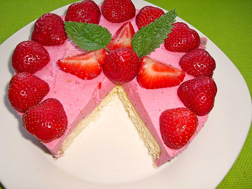 Erdbeer - Joghurt - Torte (Rezept mit Bild) von Frankenmäusle | Chefkoch.de