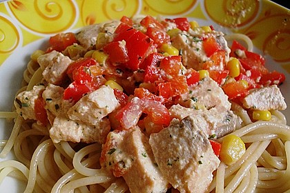Lachs - Spaghetti 1