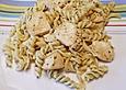 Penne mit H&auml;hnchenbrust und Knobibutter
