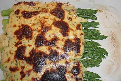 Albertos gr&uuml;ner Spargel mit Parmesancreme 20
