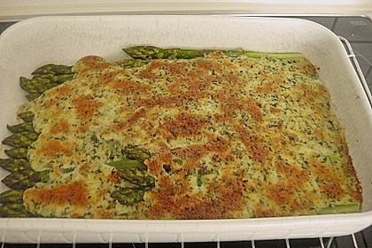 Albertos gr&uuml;ner Spargel mit Parmesancreme 24