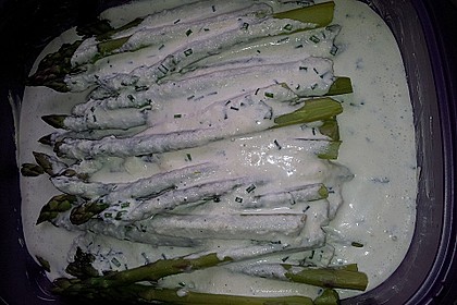 Albertos gr&uuml;ner Spargel mit Parmesancreme 28