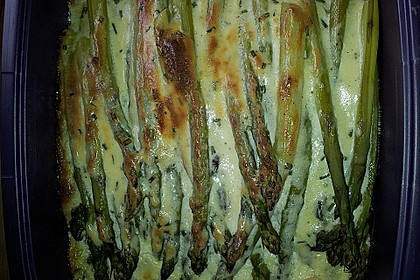Albertos gr&uuml;ner Spargel mit Parmesancreme 29
