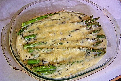 Albertos gr&uuml;ner Spargel mit Parmesancreme 31