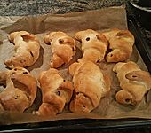 Aromatische Rosinenkipferl (Bild)