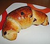 Aromatische Rosinenkipferl (Bild)