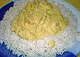 H&uuml;hnchen mit Bananen - Ananas - Currysauce