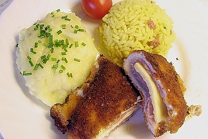 Cordon bleu mit P&uuml;ree