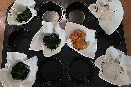 Spinat - Lachs - Muffins 2