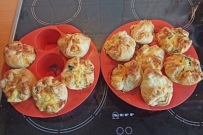 Spinat - Lachs - Muffins 6