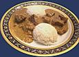 Lamm Korma mit Chapatis
