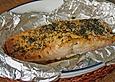 Gebratenes Lachsfilet