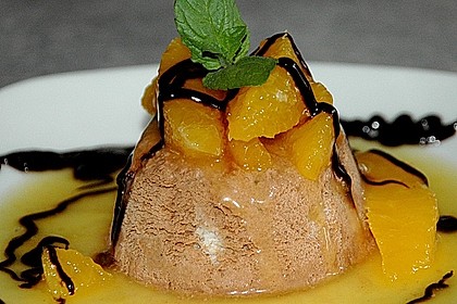 Lebkuchenparfait mit Gewürzorangen 7