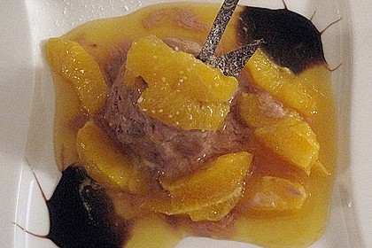 Lebkuchenparfait mit Gewürzorangen 42