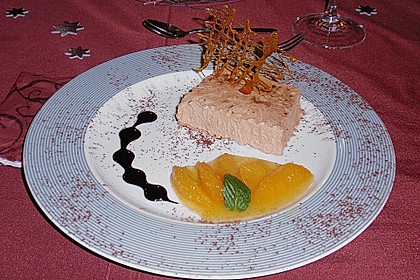 Lebkuchenparfait mit Gewürzorangen 15
