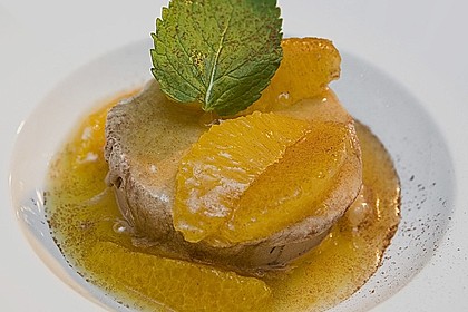 Lebkuchenparfait mit Gewürzorangen 11