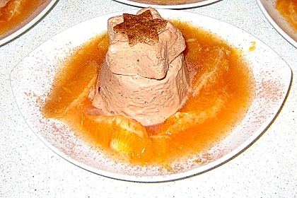 Lebkuchenparfait mit Gewürzorangen 10