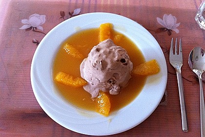 Lebkuchenparfait mit Gewürzorangen 41