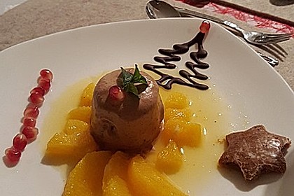 Lebkuchenparfait mit Gewürzorangen 3