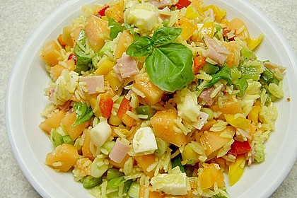 Italienischer Reis - Melonen - Salat 6