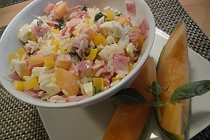 Italienischer Reis - Melonen - Salat 7