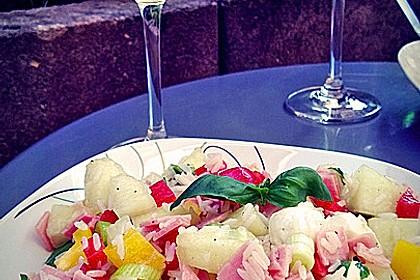 Italienischer Reis - Melonen - Salat 9