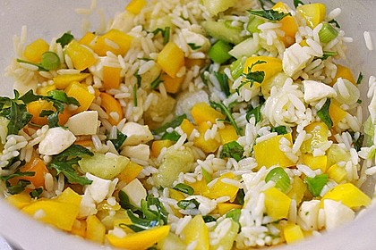 Italienischer Reis - Melonen - Salat 10
