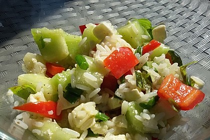 Italienischer Reis - Melonen - Salat 2