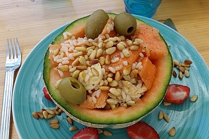 Italienischer Reis - Melonen - Salat 1