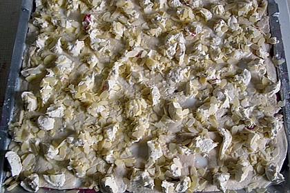 Rot Gr&uuml;tze - Butterkuchen mit Marzipan 2