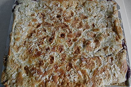 Rot Gr&uuml;tze - Butterkuchen mit Marzipan 3