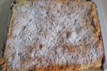 Rot Gr&uuml;tze - Butterkuchen mit Marzipan 4