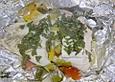 Fisch aus der Folie