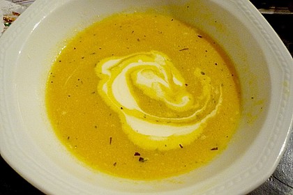 Kürbis - Möhren - Suppe 10