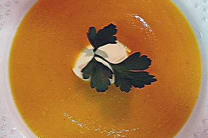 Kürbis - Möhren - Suppe 6