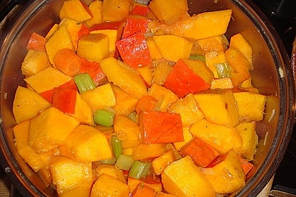 Kürbis - Möhren - Suppe 14