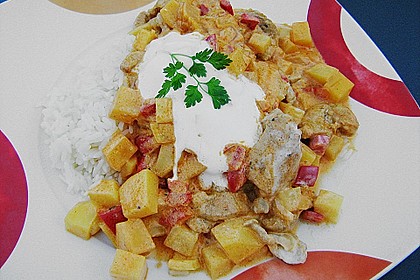 Indisches Chicken Curry 1