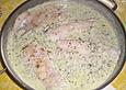 Rotbarsch in B&auml;rlauch - Limetten - Senf - Sauce