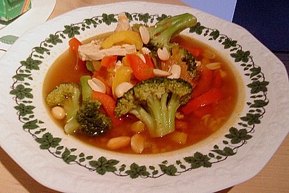 Asiatische H&uuml;hnersuppe